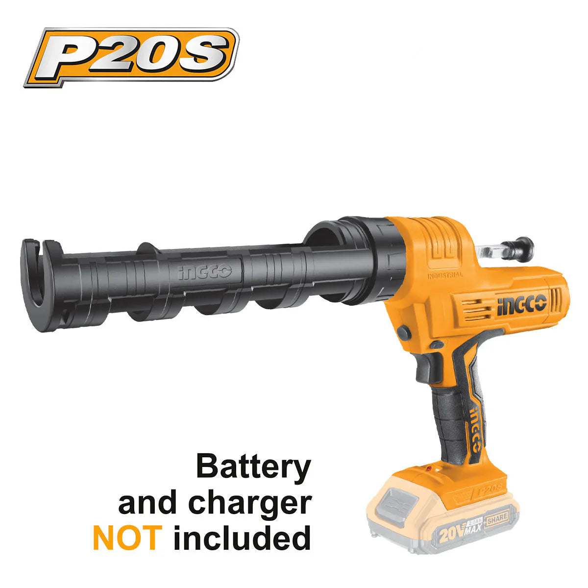 INGCO -  Cordless caulking gun 20v CCGLI2001