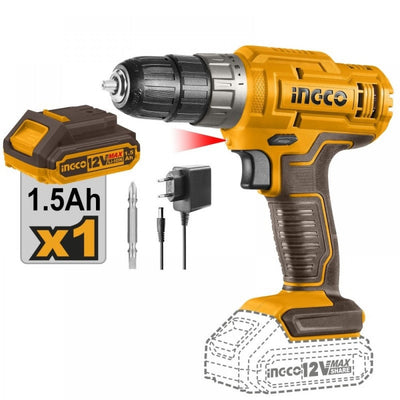 INGCO -  Cordless drill 12v CDLI1218