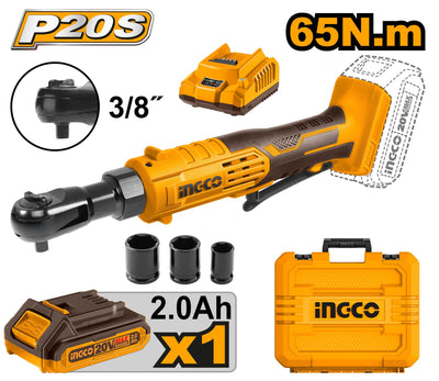 INGCO -  Cordless drive ratchet 20v CDRLI2060152