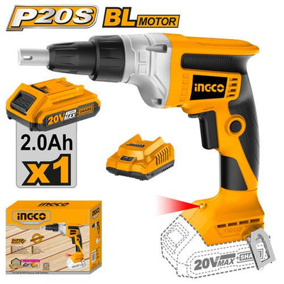 INGCO -  Cordless drywall screwdriver 20v CDSLI204200
