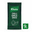 A single packet of Knorr Chilli Garlic Sauce in a dark green package with white text and illustrations of a garlic bulb and chili pepper. A small green square badge at the bottom right reads '9g'.
