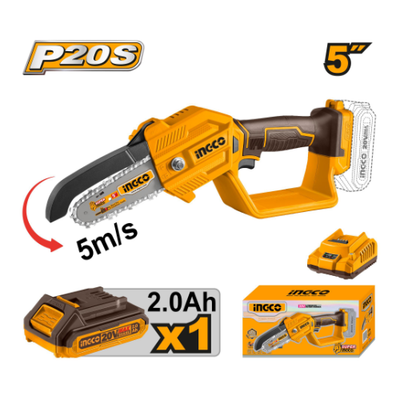 INGCO -  Cordless pruner saw 20v CGSLI20581