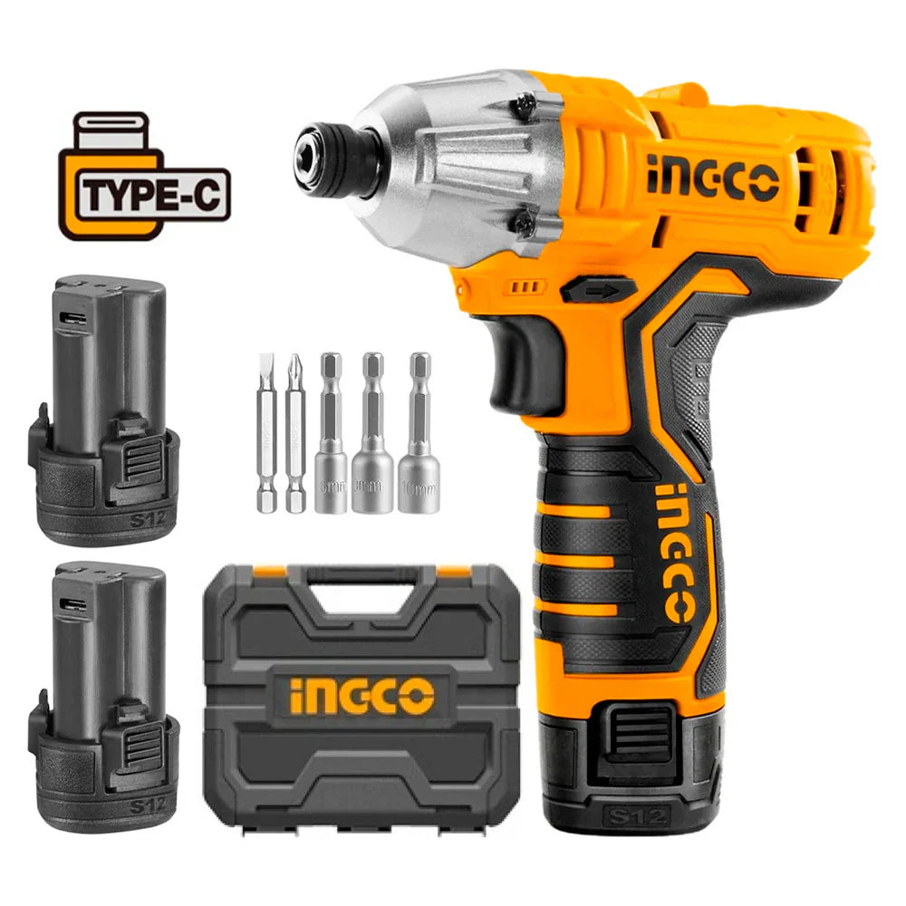 INGCO -  Cordless impact driver 12v CIRLI12015