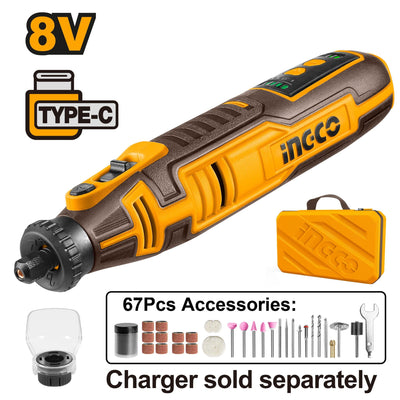 INGCO -  Cordless grinder 8v CMGLI0801