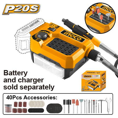 INGCO -  Cordless grinder 20v CMGLI2001