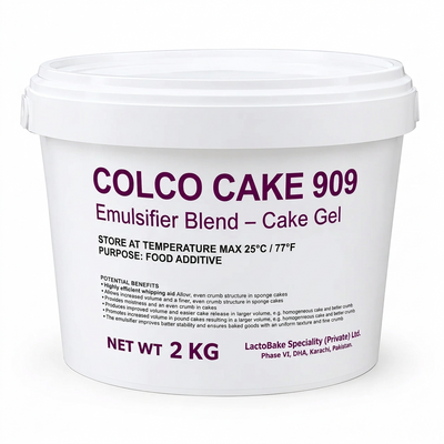 LactoBake Colco Cake 909 Emulsifier Blend – Cake Gel, 2 KG