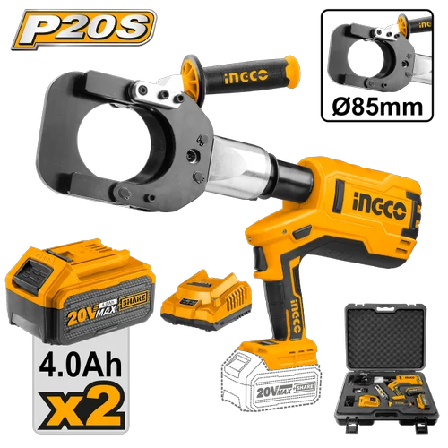 INGCO -  Cordless hydraulic cable cutter 20v CRCLI2002
