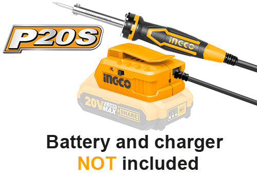 INGCO -  Cordless soldering iron 20v CSILI2001