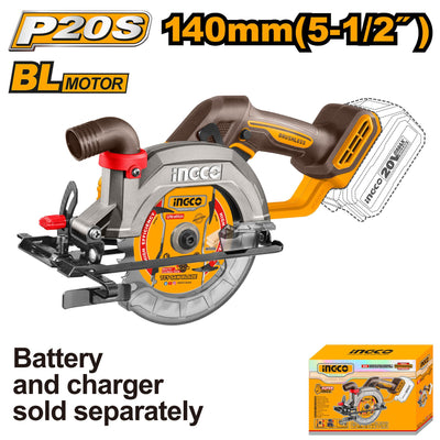 INGCO -  Cordless circular saw 20v CSLI1402