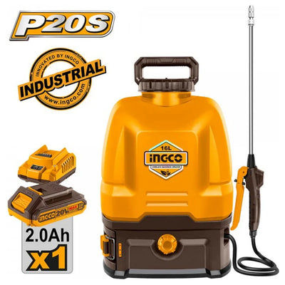 INGCO -  Cordless backpack sprayer 20V CSPLI20162
