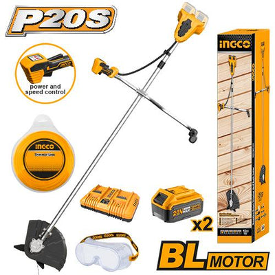 INGCO -  Cordless string trimmer and brush cutter 20V CSTLI202522