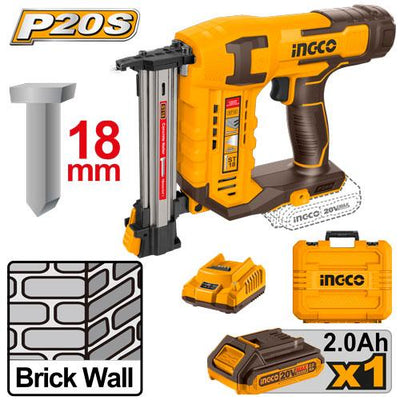 INGCO -  Cordless brick nailer 20v CSTLI3808