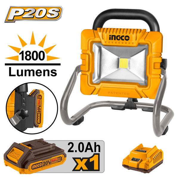 INGCO -  Cordless portable lamp 20v CWLI20258