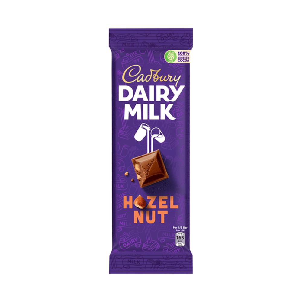 Cadbury Dairy Milk - Hazel Nut Chocolate - 85 gm x12pcs