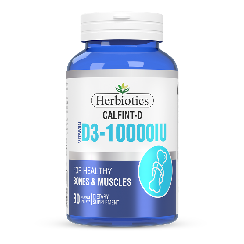 Herbiotics - Calfint-D - Supplement - 10,000 IU - High Potency D3