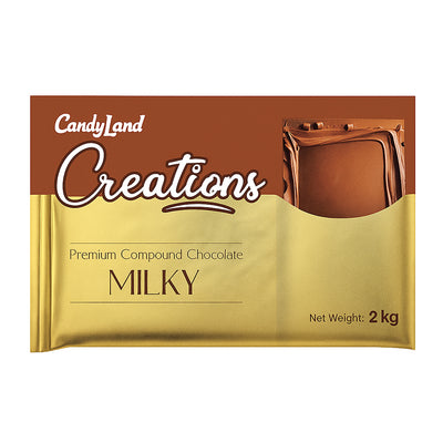 Candyland - Creations - Premium Compound Milk Cooking Chocolate - MILKY - 2KG