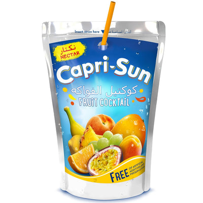 Capri-Sun - Fruit Cocktail Juice Drink - Pack Of 10 X 200 ml