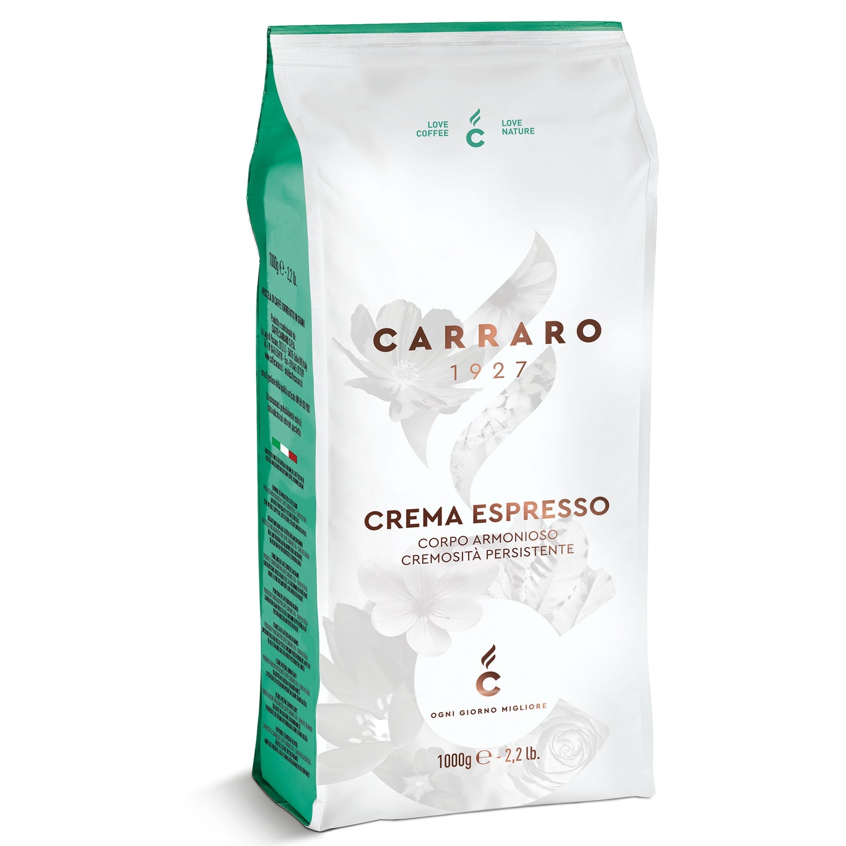 Carraro 1927 - Crema Espresso - FINE ITALIAN Coffee Beans - 1Kg