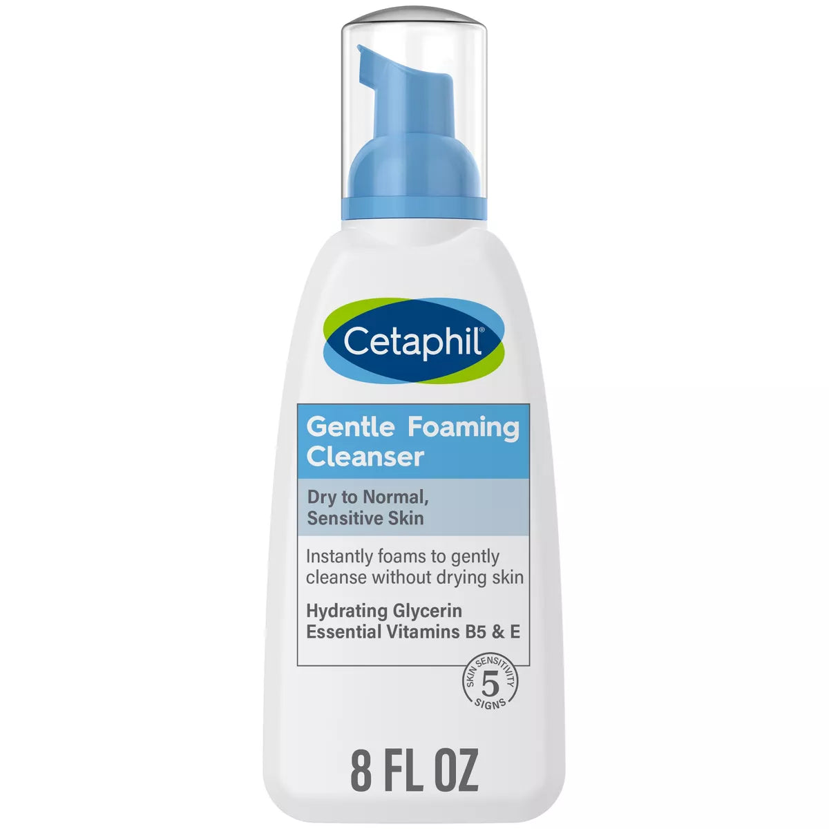 Cetaphil - Gentle Foaming - Facial Cleanser with Glycerin - Fragrance Free - 8 fl oz (236ml)