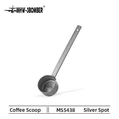 Coffee Cartel - MHW3 Bomber - Long Measuring Spoon-8g - Stainless Steel, Silver Spot - MS5438
