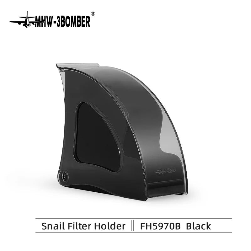 Coffee Cartel - MHW3 Bomber - Snail Filter Paper Holder-Black, Metal - FH5970B