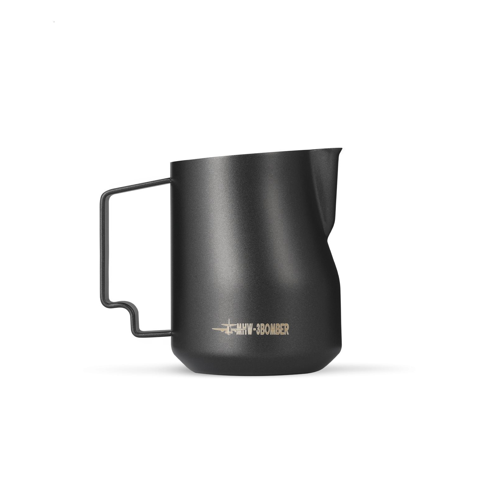 Coffee Cartel - MHW3 Bomber - Turbo Milk Pitcher-350ml - Matte Black, Stainless Steel - P6007MB