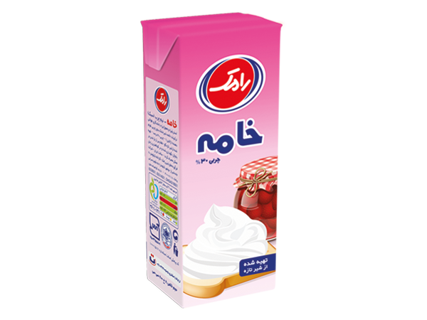 Ramak Cream - Pure Milk Cream - 30% Fat - 200ml Pack - 27 Count