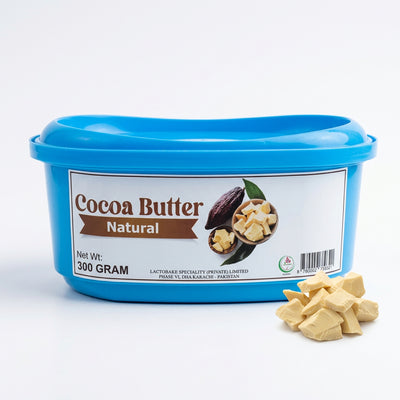 Cocoa Butter - 300g - Food Grade Cacao Butter for Baking, Chocolate & DIY Beauty Recipes