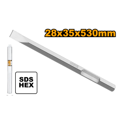 INGCO -  Hex chisel 28*35*530mm DBC0425302