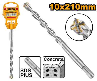 INGCO -  SDS plus hammer drill 10*210mm DBH1211003C
