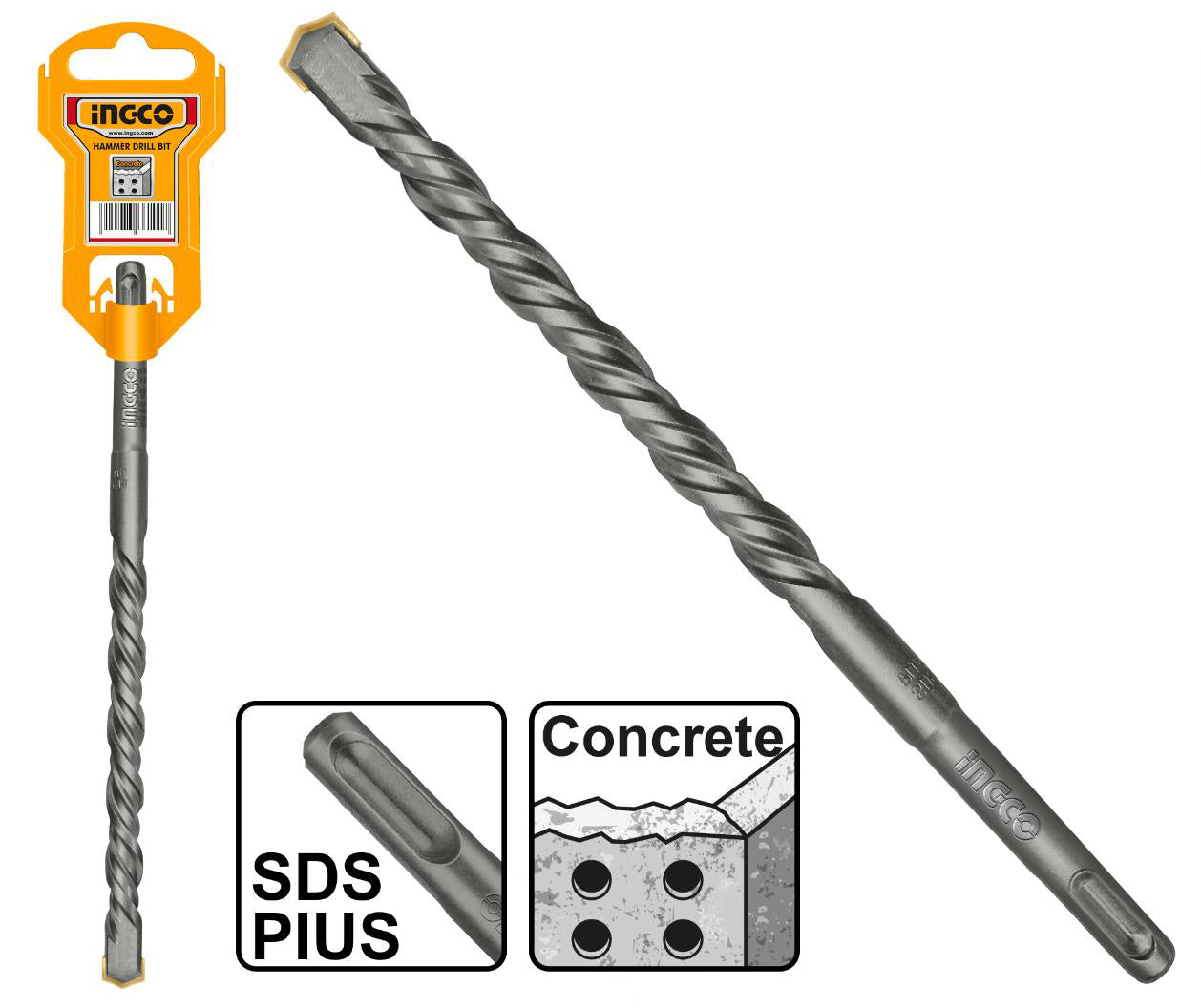 INGCO -  SDS plus hammer drill 24*450mm DBH1212404