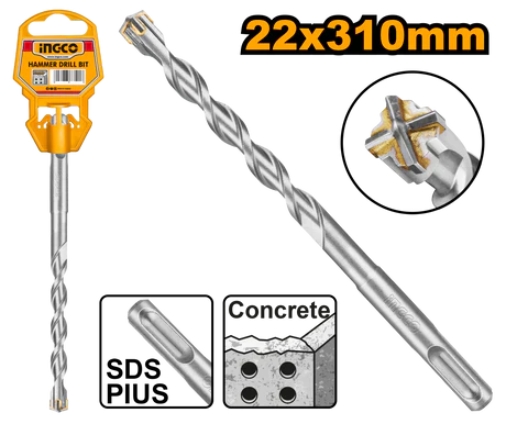 INGCO -  SDS plus hammer drill 22*310mm DBH1212202C