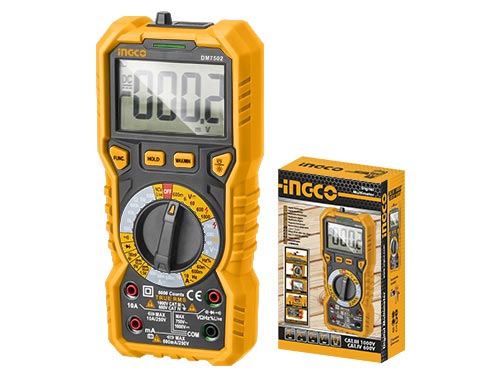 INGCO -  Digital multimeter 6000 counts DM7502