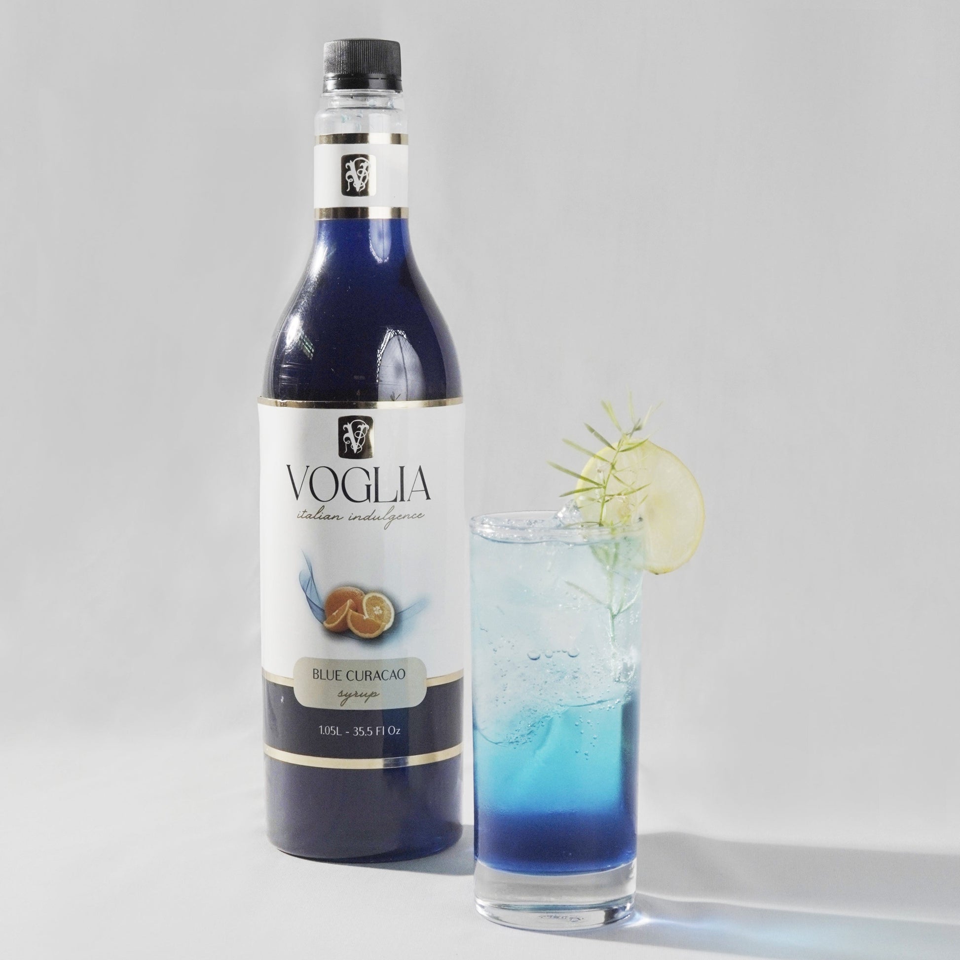 Voglia - Blue Curacao - Fruit Syrups -1.05 L