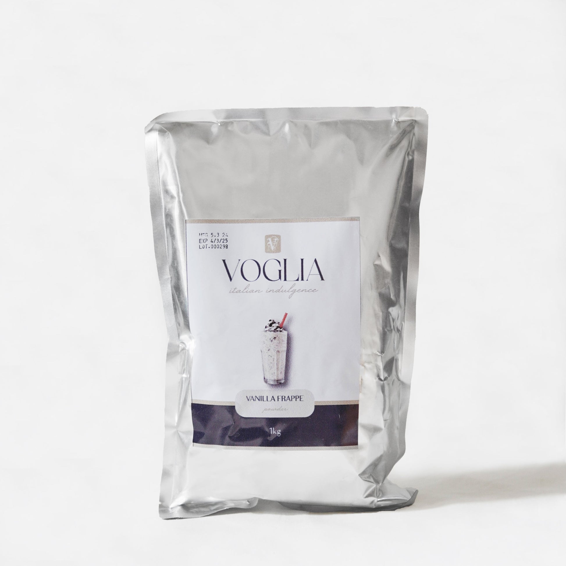 Voglia - Vanilla Frappe - Frappes / Powders -1 KG