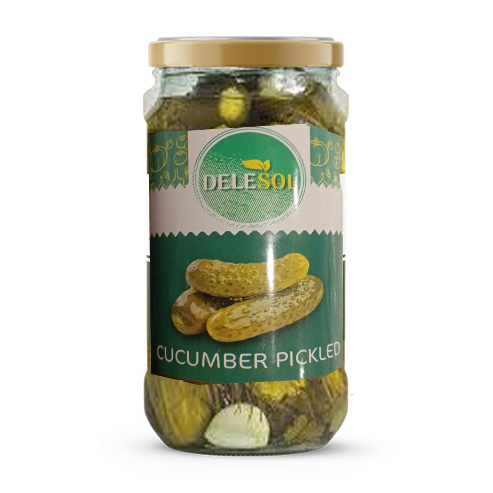 Delesol - Cucumber Pickle 8-12 Cm - 720 gm- Pack Of 6