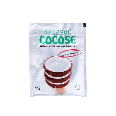 Delesol Cocose - Instant Coconut Milk Powder - 50g - 20 Pcs (1 Box)