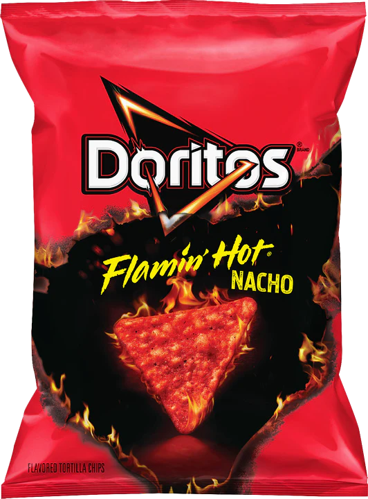 Doritos - Flaming Hot - Tortilla Chips - 145 gm
