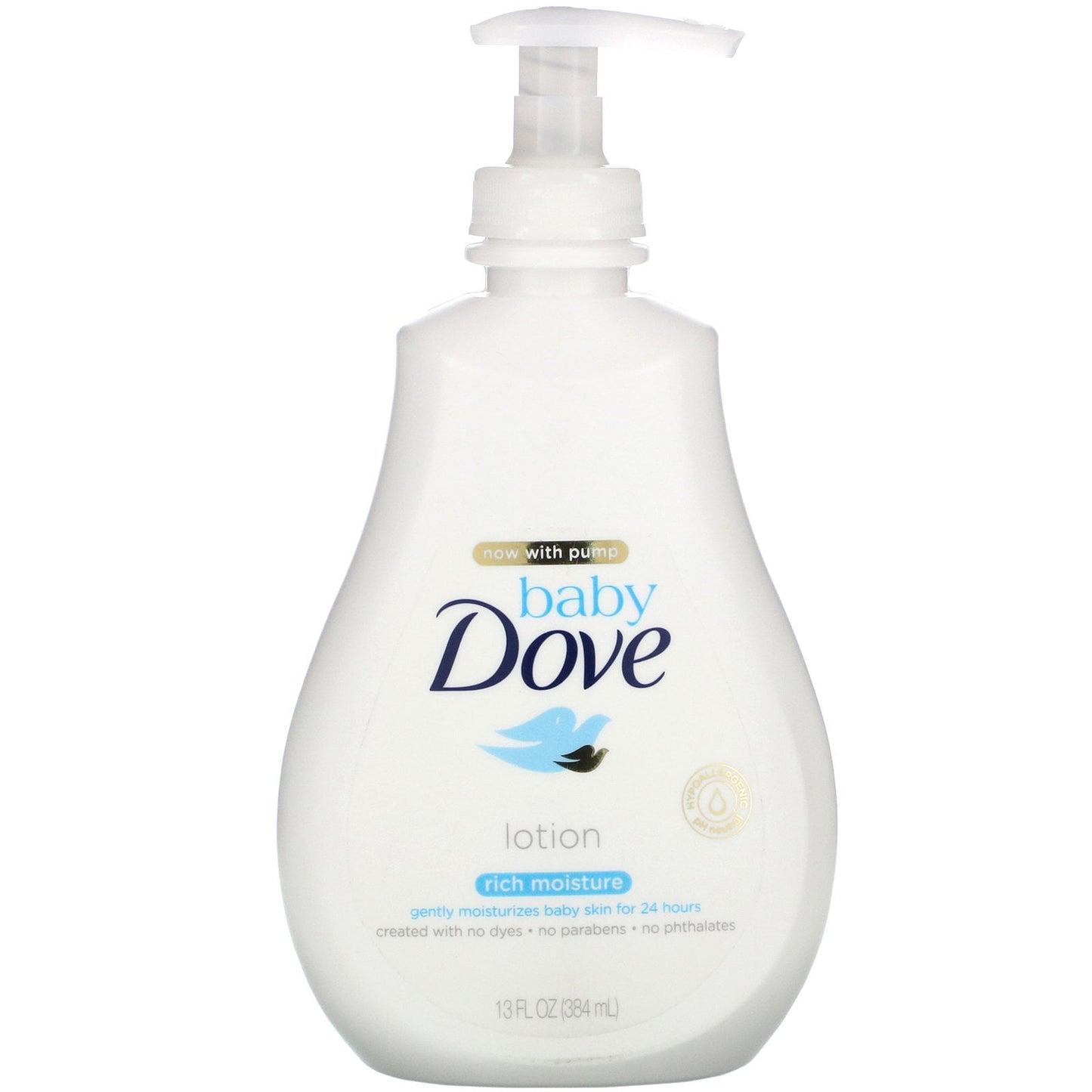 Dove Baby - Rich Moisture Lotion - Fragrance-Free - 13 oz (384ml)