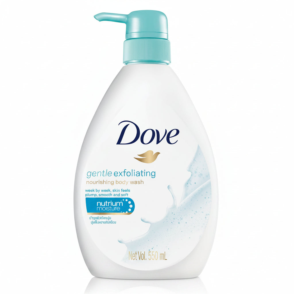 Dove - gentle exfoliating - BODY WASH - 550ml