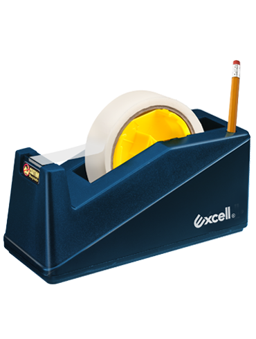 Excell - Office Stationary - Tape Dispenser & Cutter - ET-19125 (1" wide, 1"&3" dualcore)