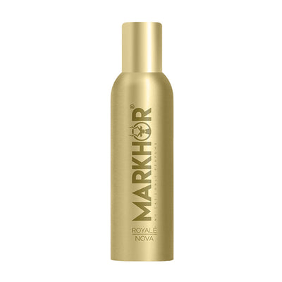 Markhor Body Spray Royale Nova (Non-gas) - 120ml Long Lasting Fragrance (Non-Gas) - Pack of 12 | Jodiabaazar.com