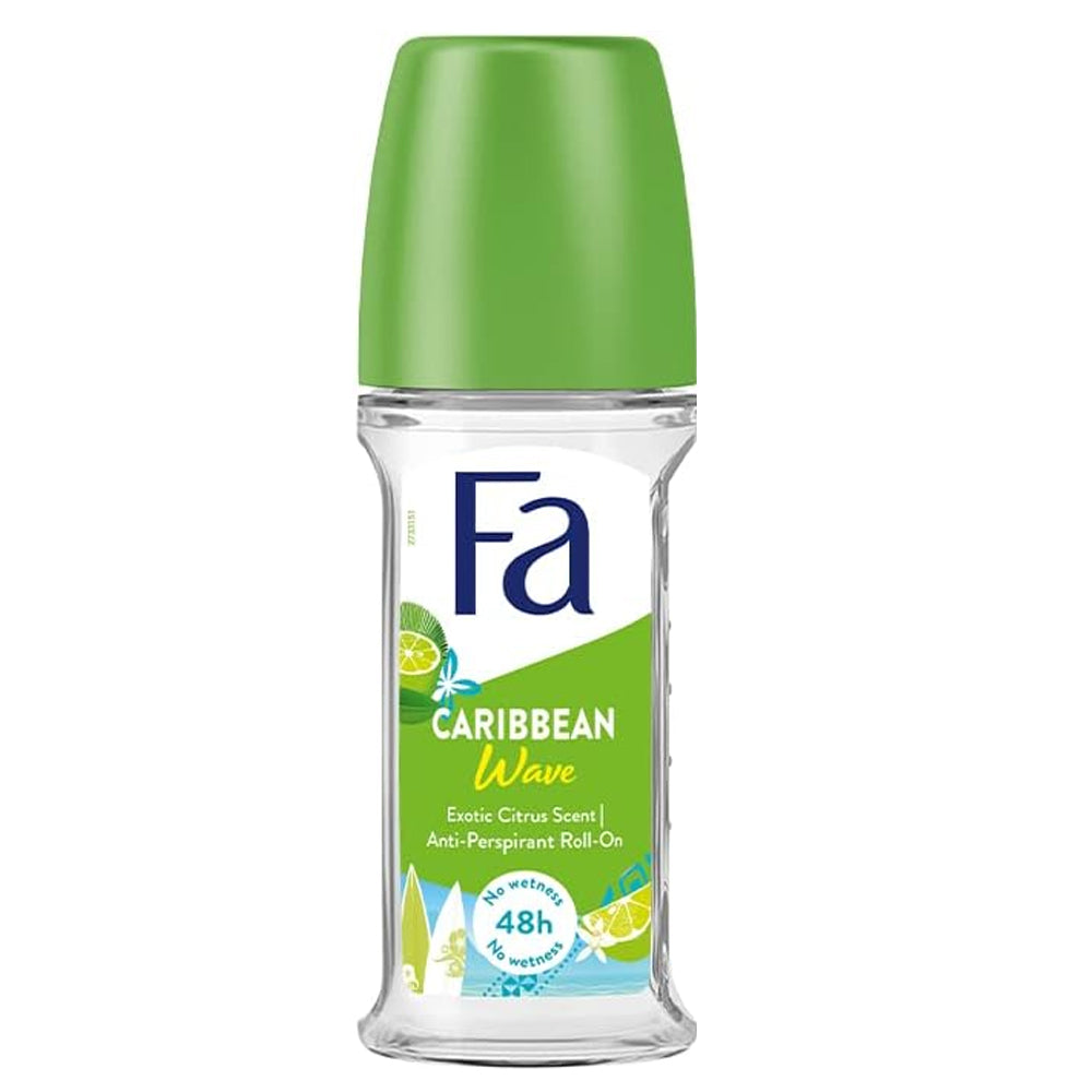 FA - Caribbean Wave - Roll On - Deodorant - 50ML (1.7oz)