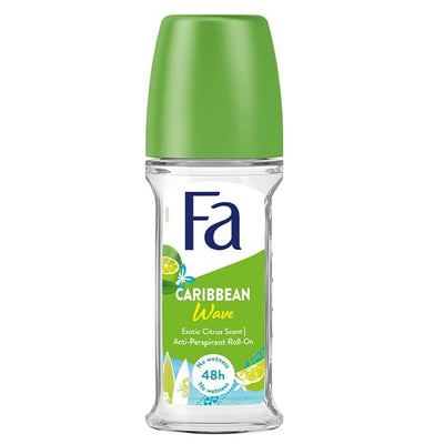 FA - Caribbean Wave - Roll On - Deodorant - 50ML (1.7oz)