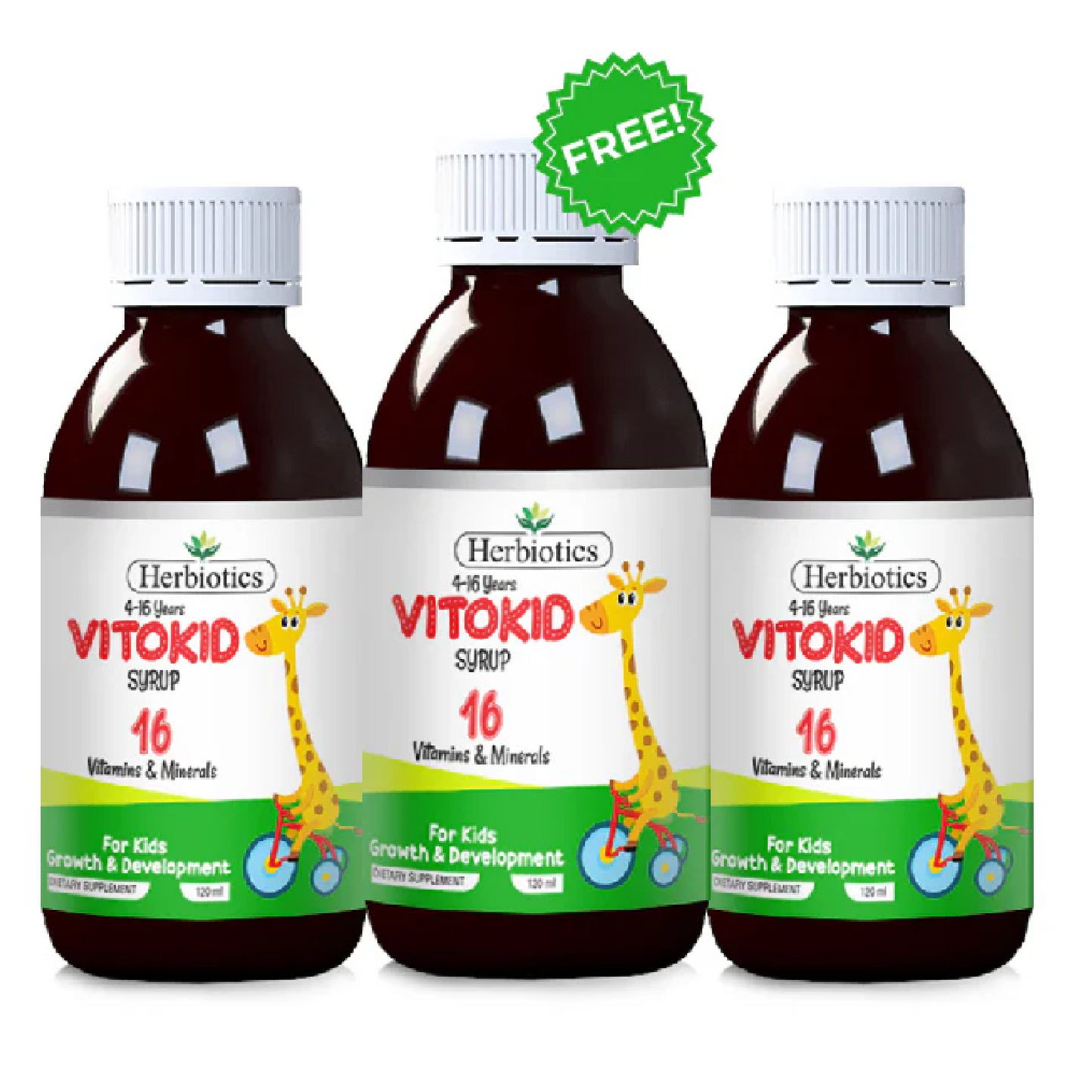 Herbiotics - Vitokid - Supplement - Standard Pack - Kids Vitamins