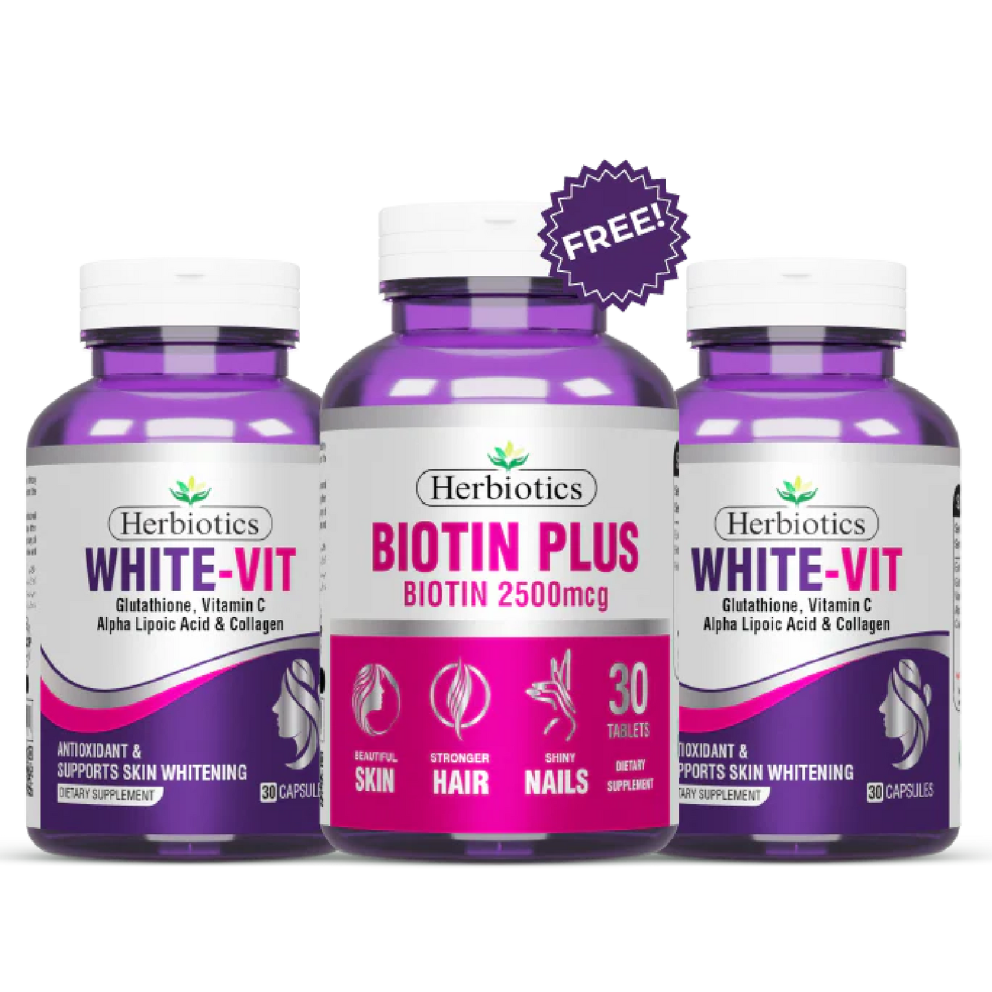 Herbiotics - Glowing Skin Pack - Bundle - Set - Skin Radiance