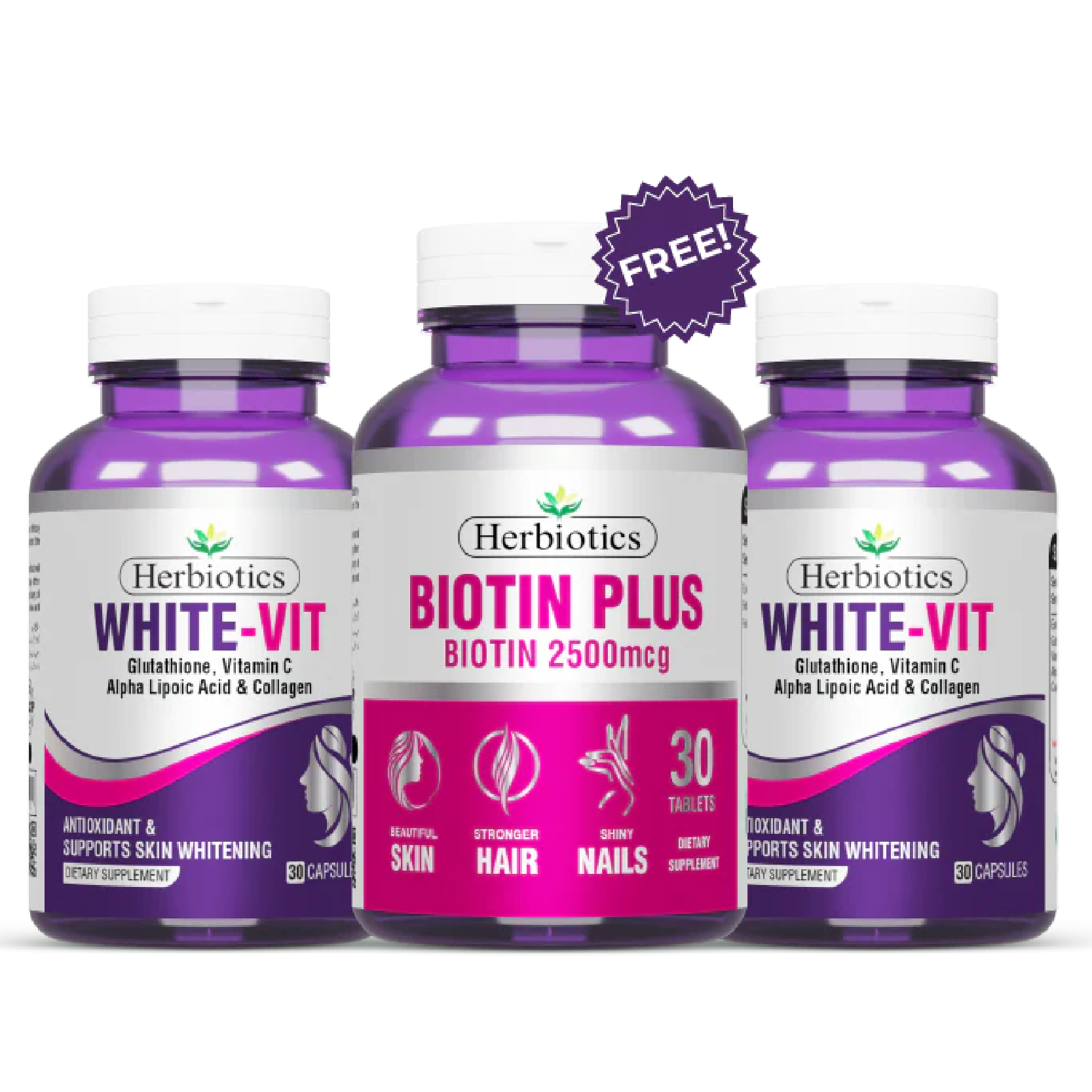 Herbiotics - Glowing Skin Pack - Bundle - Set - Skin Radiance