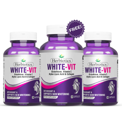 Herbiotics - White-vit - Bundle - 3 Pack - Buy 2 Get 1 Free