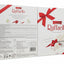 Raffaello chocolate box with a red ribbon on a white background