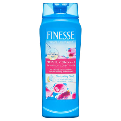 Finesse - Restore + Strengthen - Moisturizing - 2 In 1 Shampoo And Conditioner - 13oz (384ML)